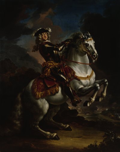 Elettore Johann Wilhelm von Pfalz-Neuburg a Cavallo da Jan Frans Douven